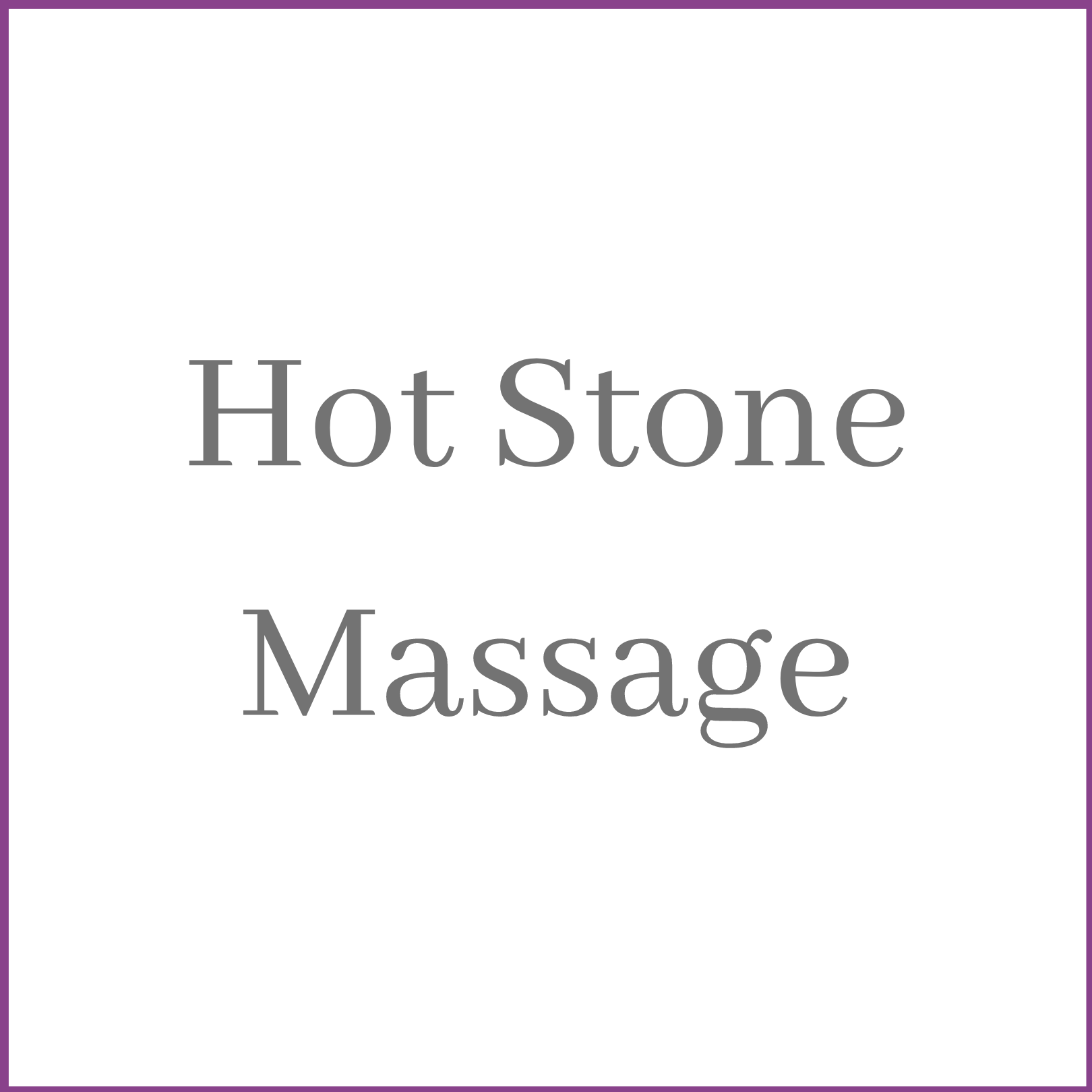 Hot Stone Massage Aftercare